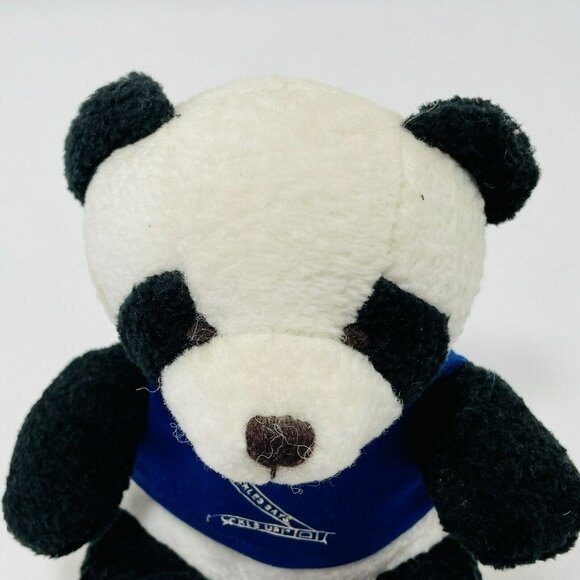 Vintage Logo Bear Lsp Panda Plush Toy Buckle Up Driving Safety Driver Warning - Picture 7 of 10